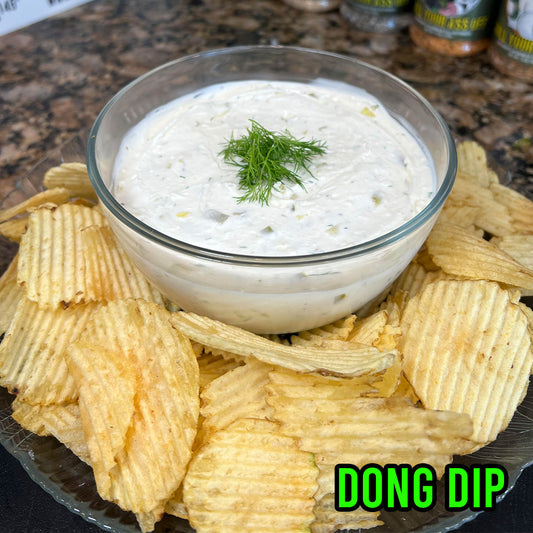 Dip with Donkey Dongs and Platoon Sergeant, Tortilla Chips