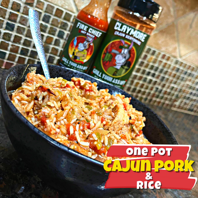 Pork, Rice, Chicken Broth, Pork Loin, Pork Stew, Meat, Celery, Green Pepper, Garlic, Carrots, Onion, Hot Sauce, Cajun, Jalapenos,Spicy, One pot, Chicken Broth, Crock pot, Pork, Rice, Recipe, Dinner