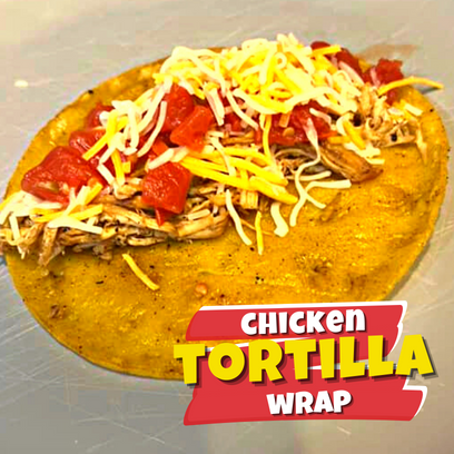 chicken, tortilla, wrap, seasoning, spicy, mango habanero, pop smoke, williepete, easy, quick, lunch, dinner