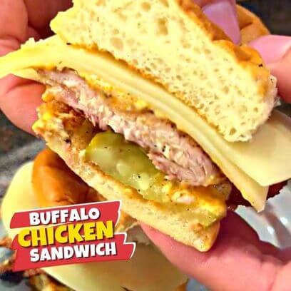 Buffalo Chicken Sandwich, Chicken, Buffalo Chicken, Sandwich, Easy recipe