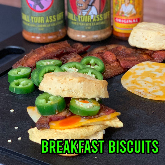 Breakfast Biscuits | Grill Your Ass Off