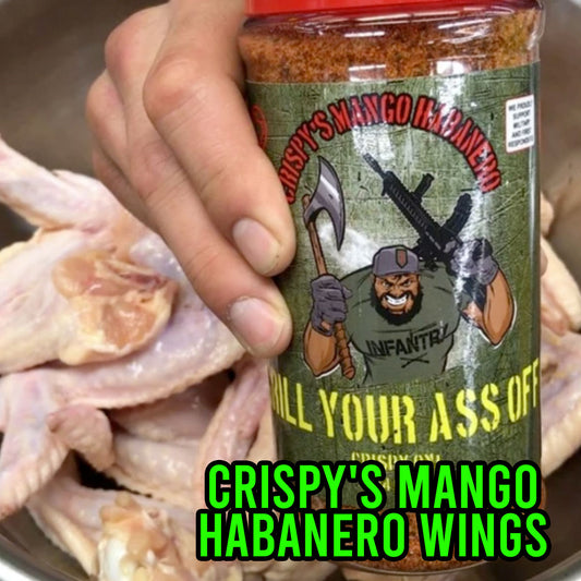 Crispy's Mango Habanero Wings | Grill Your Ass Off