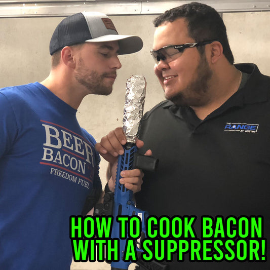 How to cook bacon with a suppressor! | Grill Your Ass Off