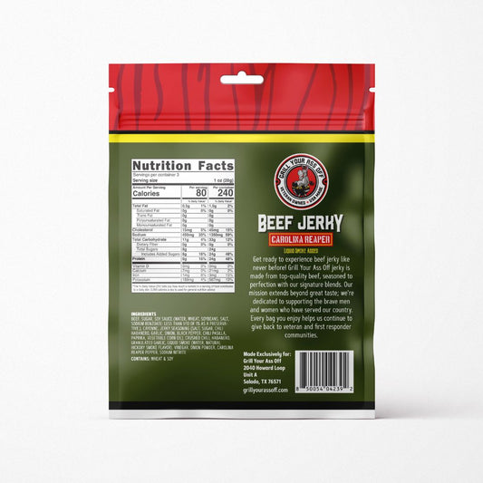 Carolina Reaper Beef Jerky