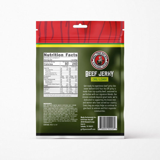 Chili Lemon Beef Jerky