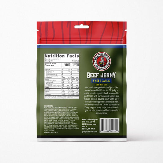 Sweet Garlic Beef Jerky