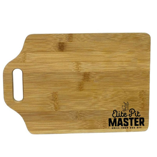 Elite Custom Cutting Board 13" x 9" - Grill Your Ass Off