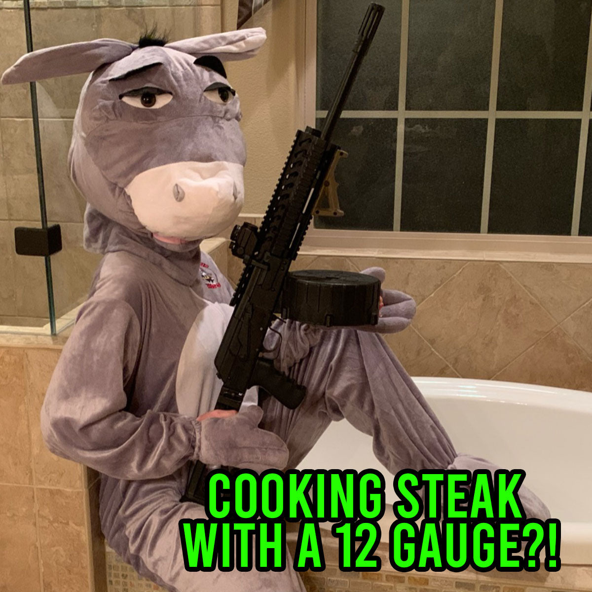 Cooking steak with a 12 gauge?! | Grill Your Ass Off