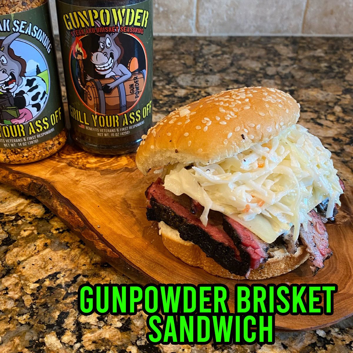 Gunpowder Brisket Sandwich