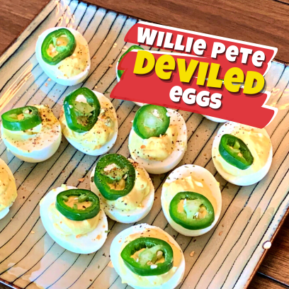 Deviled eggs, Willie Pete, Spicy, Appetizers, Hard boiled eggs, Easter Recipe Appetizer, Snack, Leftover,  Mayonnaise