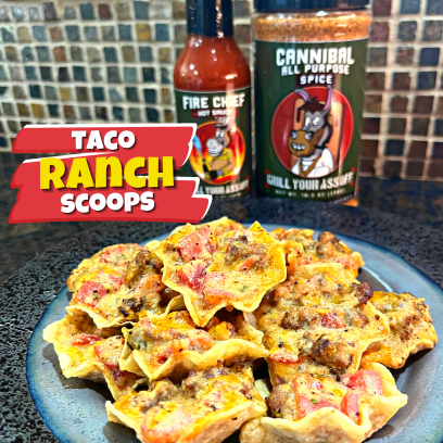 Taco Ranch Bites, Tostitos Scoops, Appetizer, Party snacks, Quick and easy bites, Taco, Cheese, Ranch, Bite-sized treats, snacks, Party food ideas, Fiesta flavors, Taco Tuesday, Finger foods, Game day snacks, Tasty appetizers, Flavorful scoops