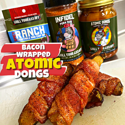 easy bacon wrapped pickles, pickle fries, bacon wrapped pickles with ranch dip, Bacon, Pickle appetizer, Ranch-infused pickles, party appetizer, finger food, condiments