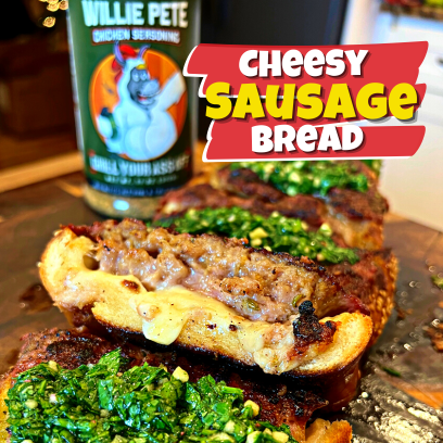 Cheesy sausage bread recipe, Italian sausage bread, Grilled sausage bread, Chimichurri sausage bread, BBQ sausage bread, Italian bread boat, Homemade sausage bread, Sausage-stuffed bread, Easy sausage bread recipe
