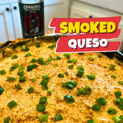 Smoked queso dip,  Texas queso recipe, Easy queso dip, Homemade cheese dip, appetizer, party snack, game day, grilled queso, Tex-Mex queso dip