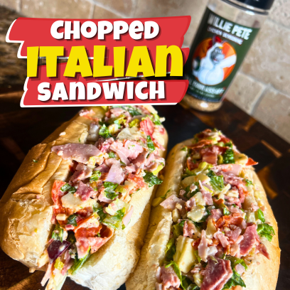 Italian Grinder, Italian Sub Sandwich, Chopped Italian Sandwich, Viral Sandwich Recipe, Tiktok Trending Recipe, Italian Deli Sandwich, Viral sandwich recipe