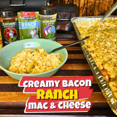 mac & cheese,american comfort food,quick and easy recipe,Creamy Bacon Ranch Mac & Cheese,Cheesy bacon,Bacon ranch pasta