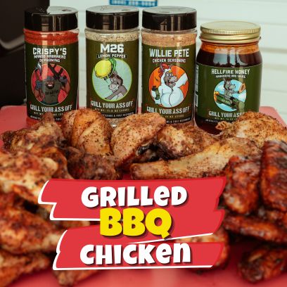 BBQ Chicken Wings, Grilled Chicken Drumsticks, BBQ Recipe, Mango Habanero Chicken, Lemon Pepper Wings