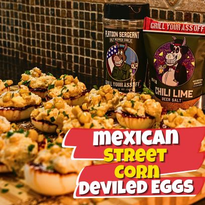 Mexican Street Corn Deviled Eggs, Super Bowl, Game Day Recipe, Appetizer