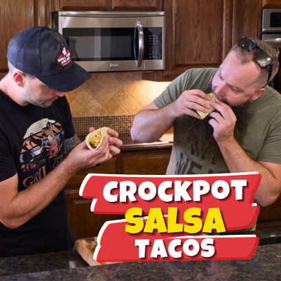 Crockpot Salsa Beef Tacos 