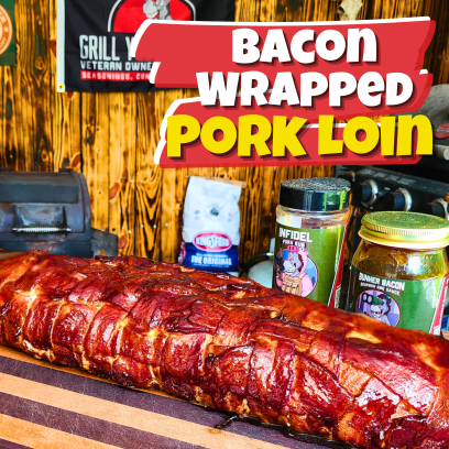 Bacon-Wrapped Pork Loin
