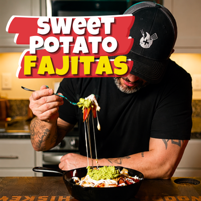 Loaded Chicken Fajita Sweet Potato Skillet