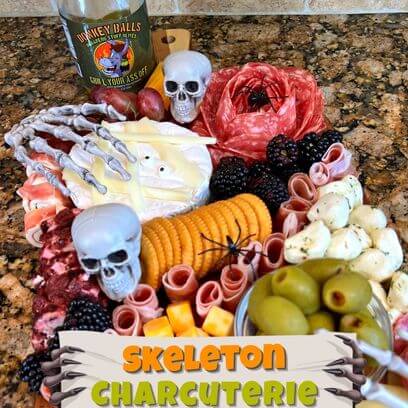 Skeleton Charcuterie Board