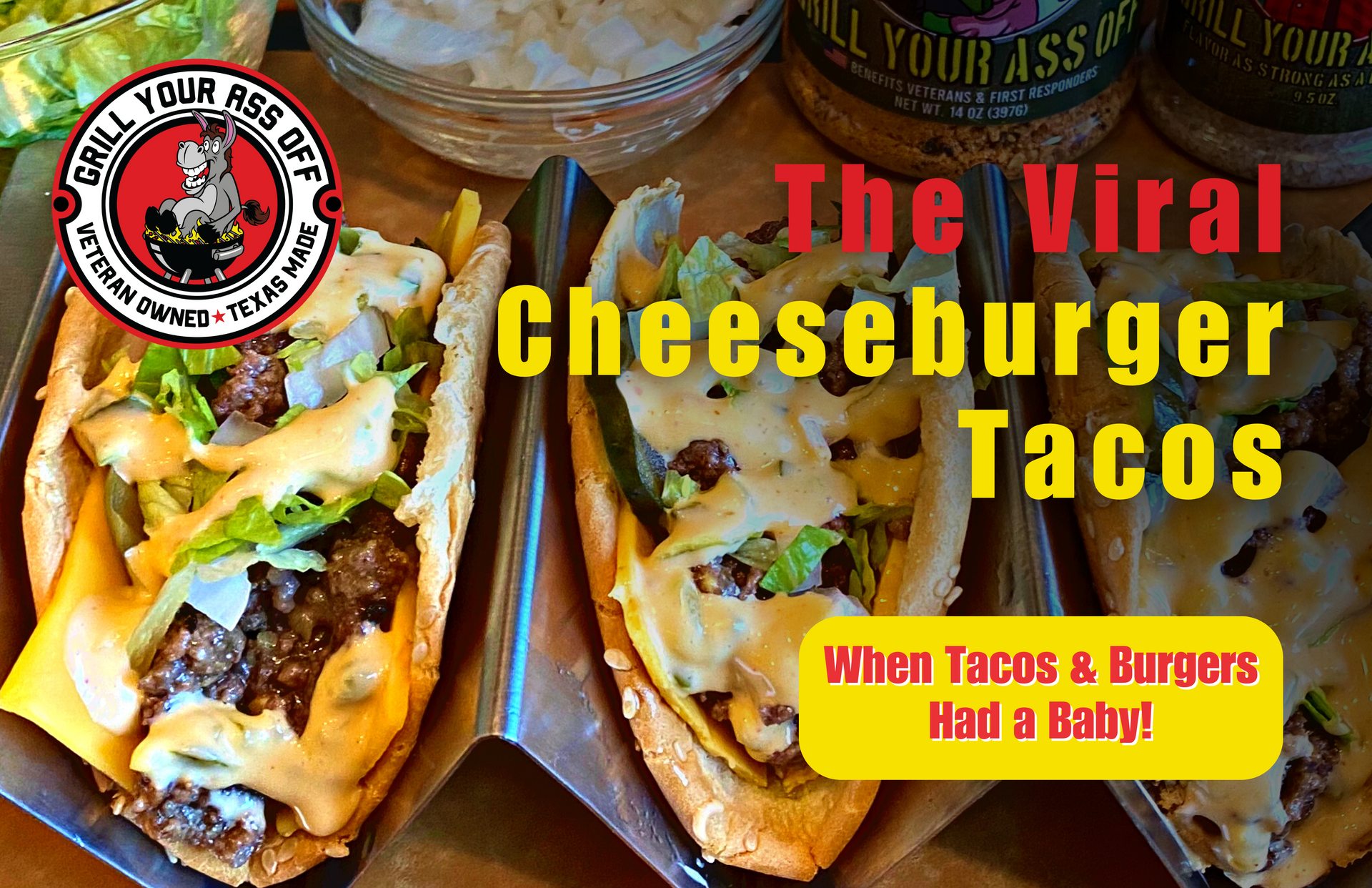 Cheeseburger taco recipe, Smash burger taco, Homemade cheeseburger tacos, Taco Tuesday, Smoked Watermelon, Appetizer, Game Day, Snacks, Side Dish, Mexican, Taco, Cheeseburger