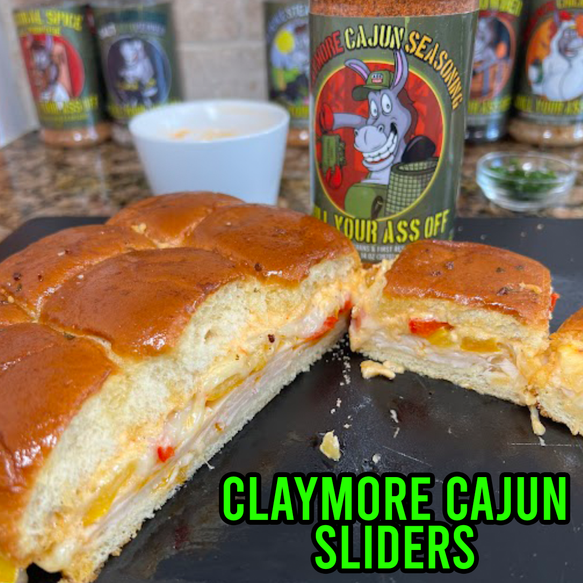 Claymore Cajun Sliders, Sandwich , Claymore Cajun Seasoning , Snack , Recipe , Sandwich