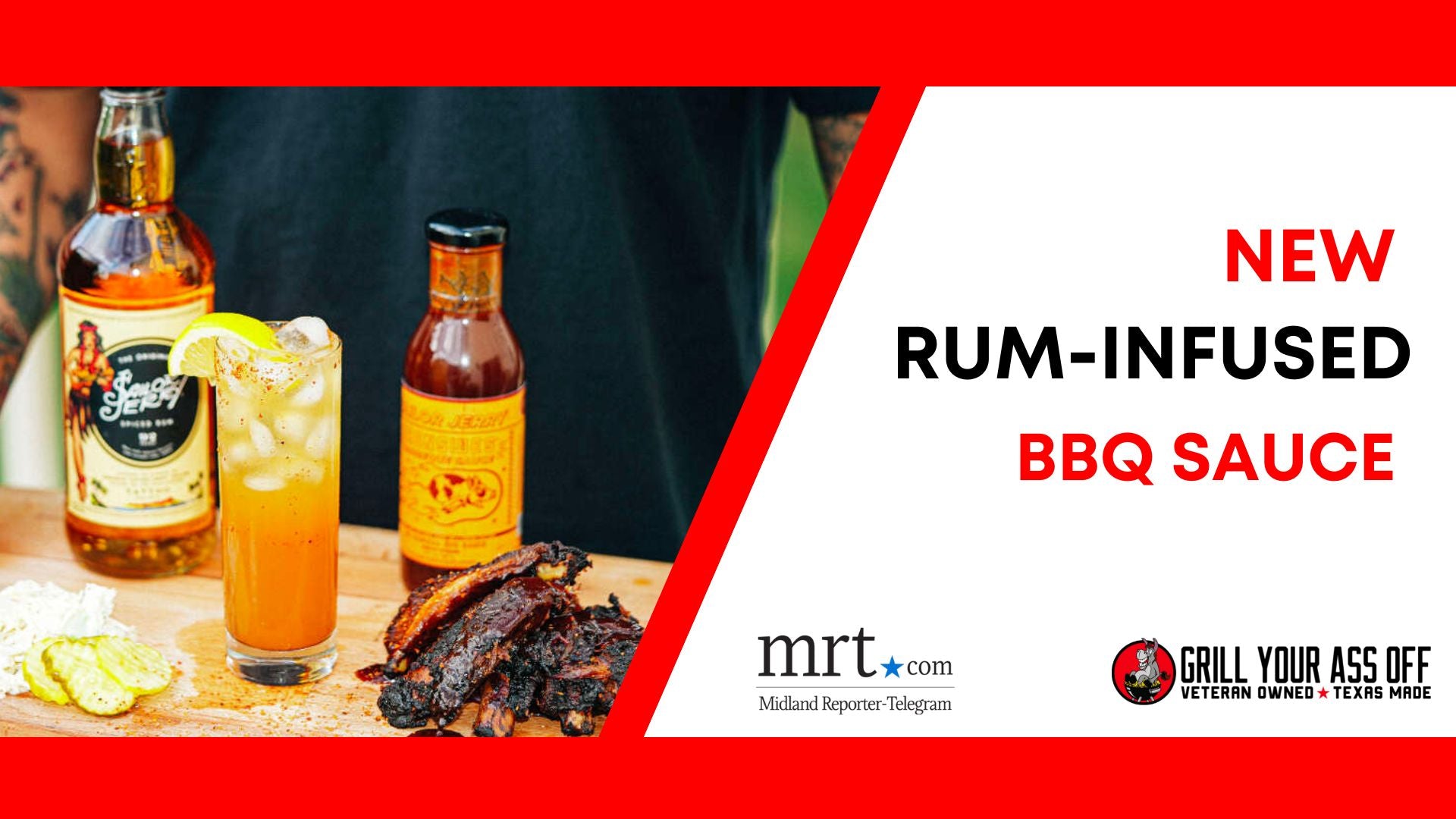 Midland Reporter-Telegram: New Rum-Infused Texas BBQ Sauce Aims To Support Vets