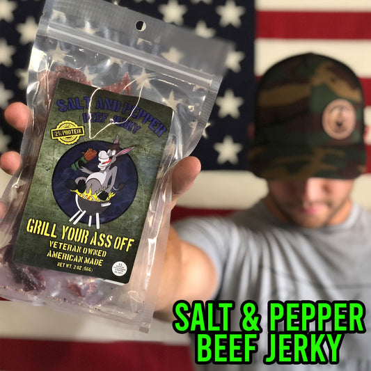 Salt & Pepper Beef Jerky Review | Grill Your Ass Off