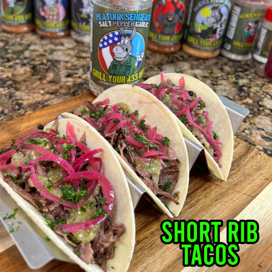 Short Rib Taco , Mexican , Platoon Sergeant ,  Salsa