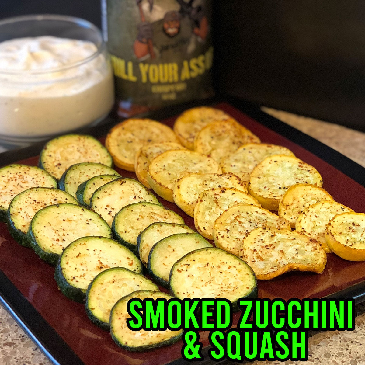 Smoked Zucchini & Squash by Chef Nick | Grill Your Ass Off
