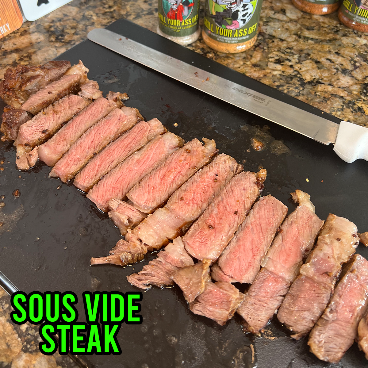 Sous Vide Steak, Alder Wood Smoked Sea Salt , Ma Deuce , Steak Seasoning , Ribeye ,