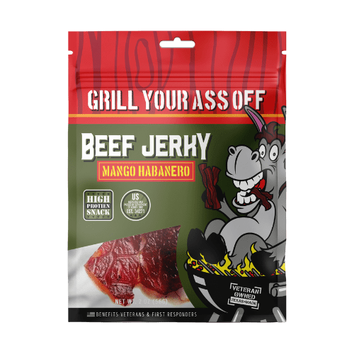 Mango habanero beef jerky