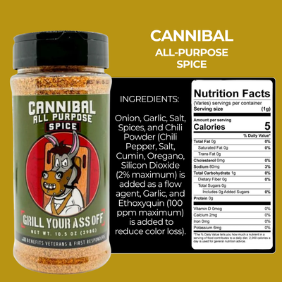 CANNIBAL ingredients and nutrition facts