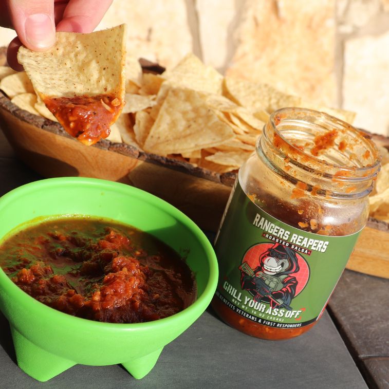 Rangers Reapers Roasted Salsa – Grill Your Ass Off