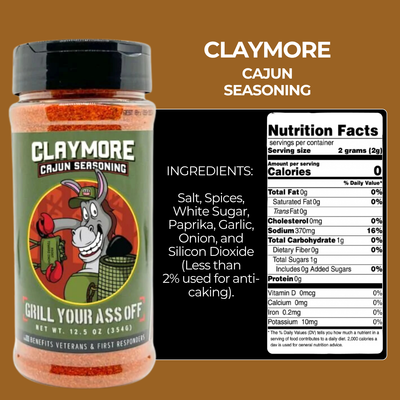 CLAYMORE ingredients and nutrition facts