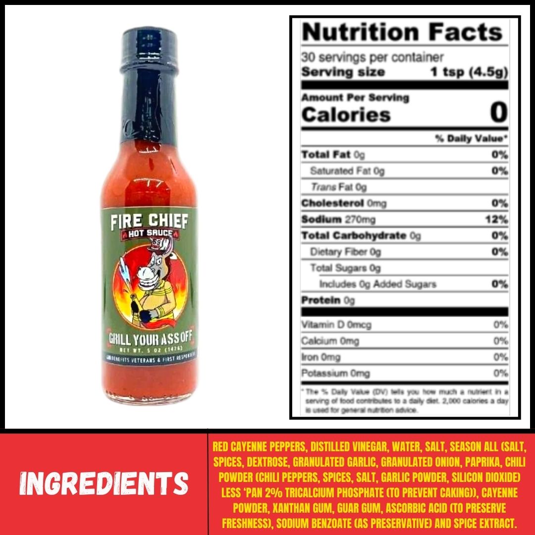 Fire Chief Hot Sauce 2 Pack
