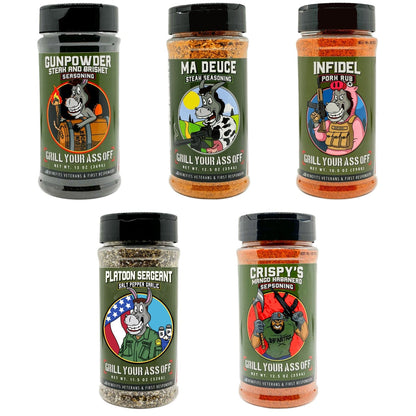 Current products in tightly grouped holiday gift bundle