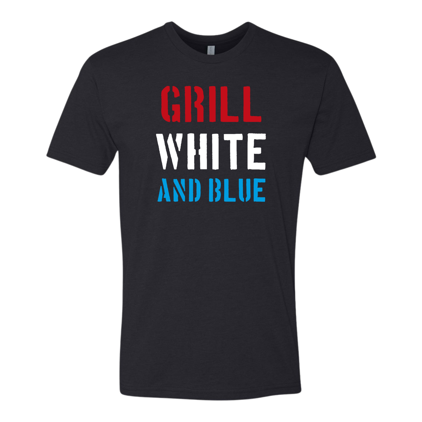 Grill White & Blue