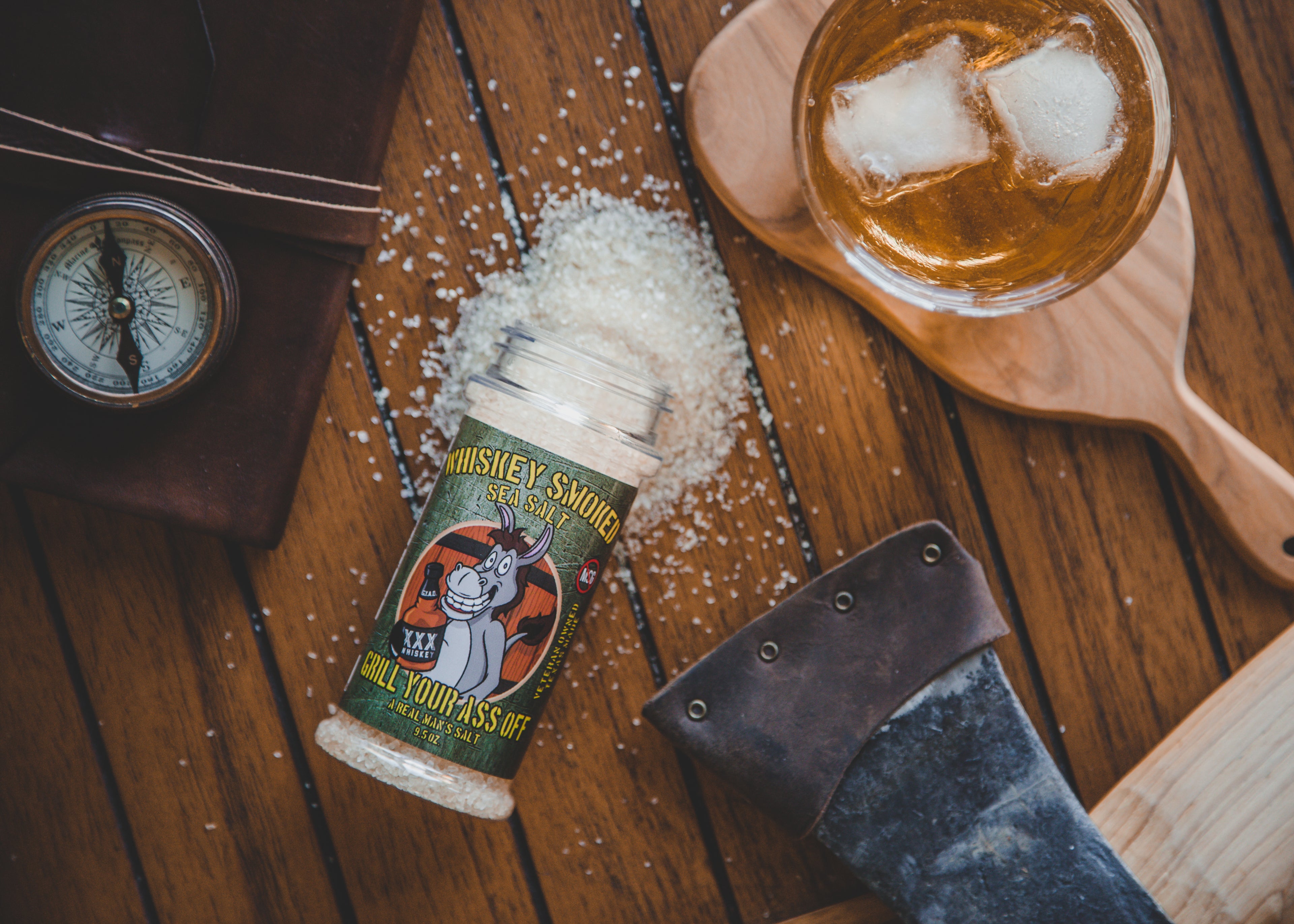 Load video: Gourmet Whiskey Smoked Sea Salt