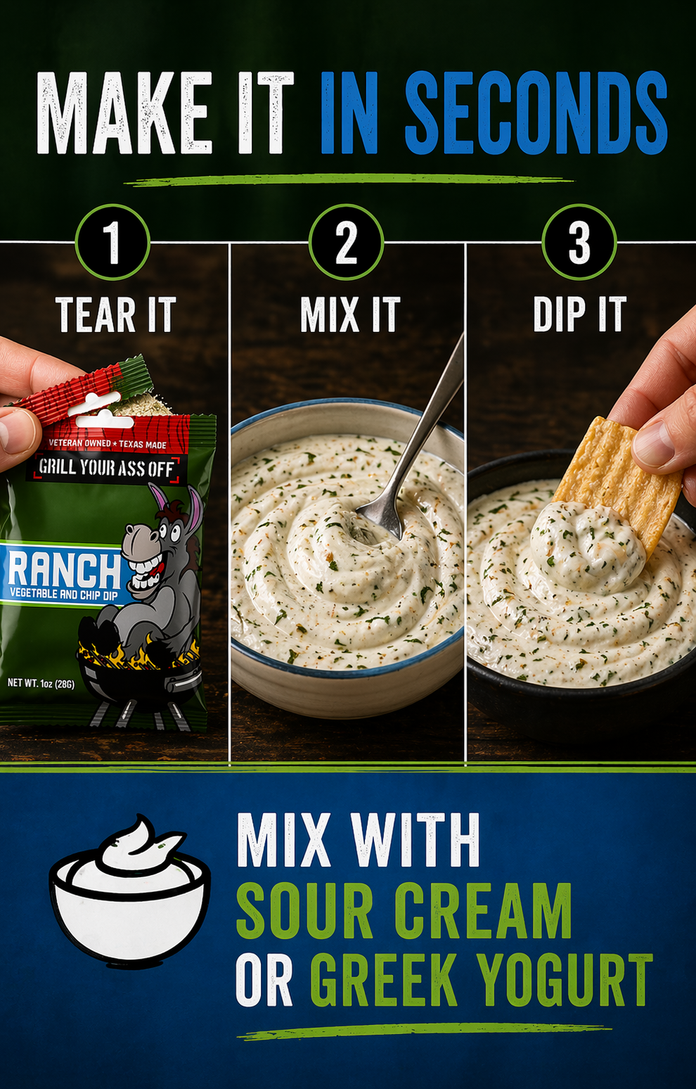 Ranch Dip — Grill Your Ass Off