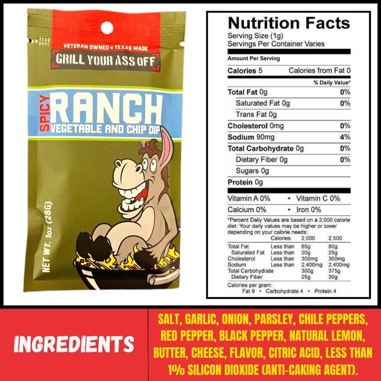 Spicy Ranch Dip 3 Pack