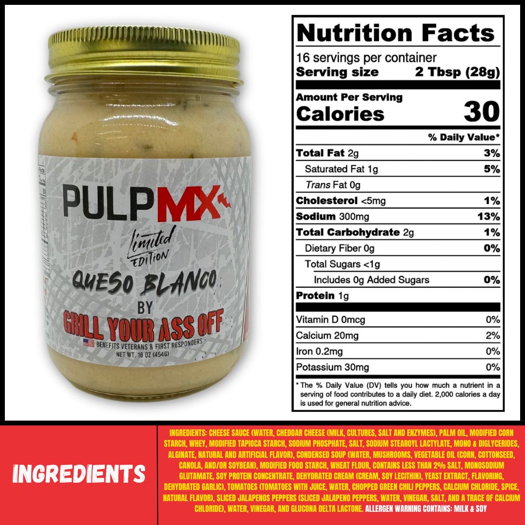 Pulp Mx Queso Blanco