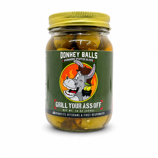 Donkey Balls Habanero Stuffed Olives
