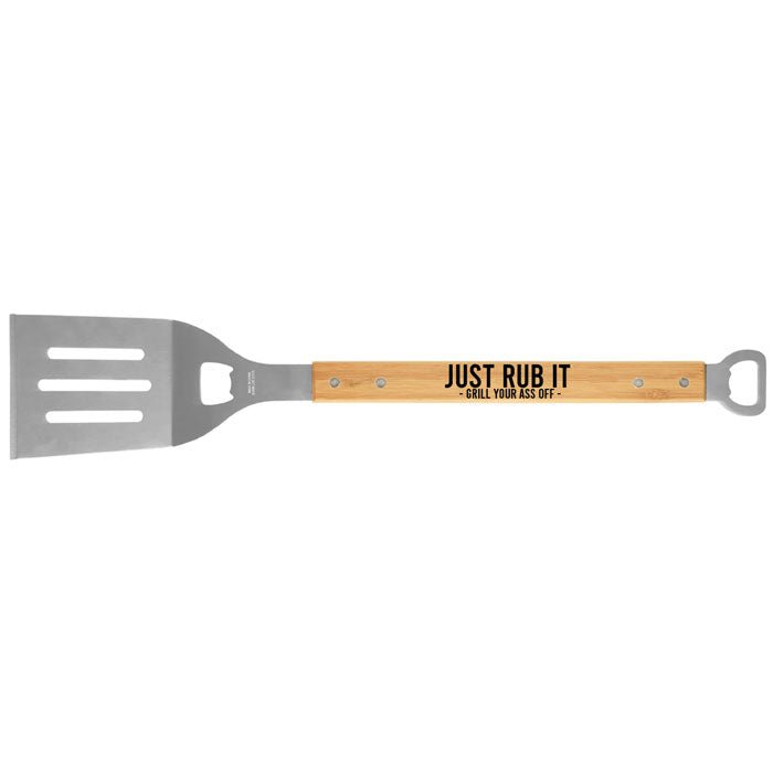 Barbecue Spatula with Bottle Opener - Grill Your Ass Off