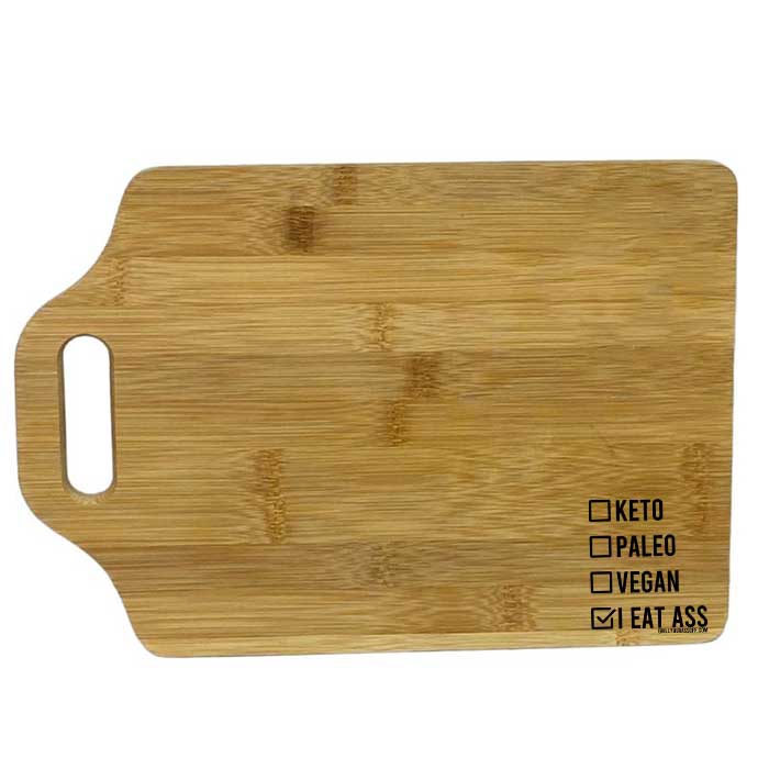 Custom Cutting Board 13" x 9" - Grill Your Ass Off