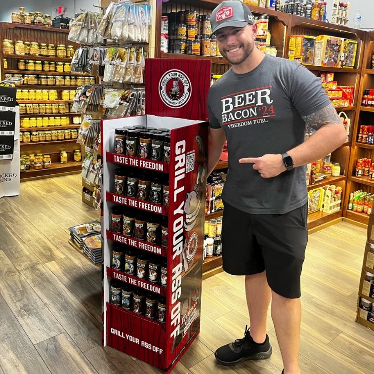 Floor Display - Grill Your Ass Off