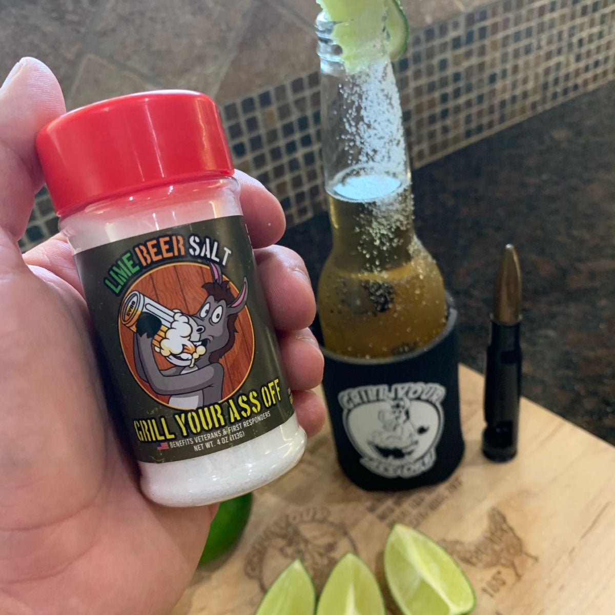LIME BEER SALT - Grill Your Ass Off