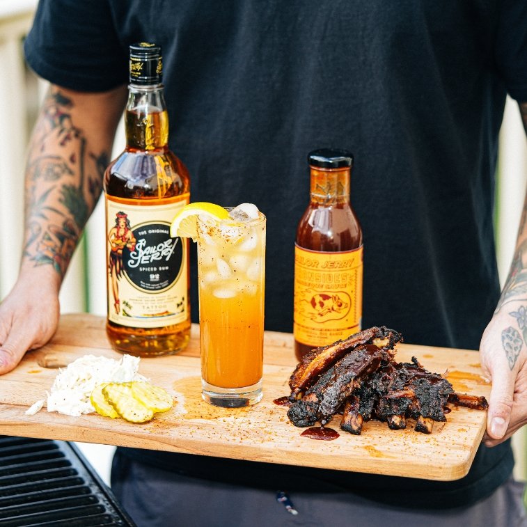 Sailor Jerry® Ironsides BBQ Sauce Grill Your Ass Off